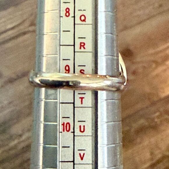 Unique Pink Dahlia Copper Turquoise Statement Ring Southwestern Double Stone 9 - Picture 5 of 6